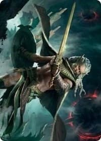 Serpent-Blade Assailant Art Card (40/81) - Art Series: March of the Machine - Magic: The Gathering card