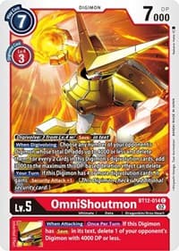 OmniShoutmon - Across Time - Digimon Card Game card