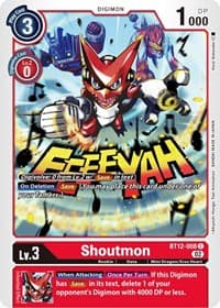 Shoutmon - Across Time - Digimon Card Game card