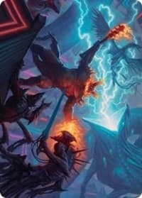 Hidetsugu and Kairi Art Card - Art Series: March of the Machine - Magic: The Gathering card