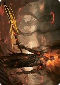 Ashen Reaper Art Card (Gold-Stamped Signature) - Art Series: March of the Machine - Magic: The Gathering card