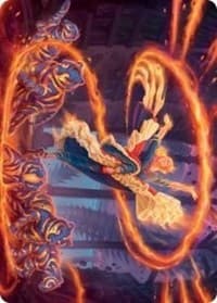 Joyful Stormsculptor Art Card - Art Series: March of the Machine - Magic: The Gathering card