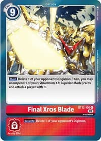 Final Xros Blade - Across Time - Digimon Card Game card