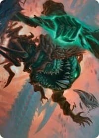 Yargle and Multani Art Card - Art Series: March of the Machine - Magic: The Gathering card