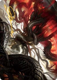 Realmbreaker, the Invasion Tree Art Card (Gold-Stamped Signature) - Art Series: March of the Machine - Magic: The Gathering card