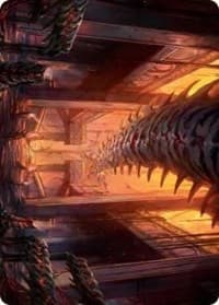 Bloodfell Caves Art Card - Art Series: March of the Machine - Magic: The Gathering card