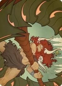 Borborygmos and Fblthp Art Card (57/81) - Art Series: March of the Machine - Magic: The Gathering card