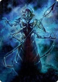 Heliod, the Warped Eclipse Art Card - Art Series: March of the Machine - Magic: The Gathering card