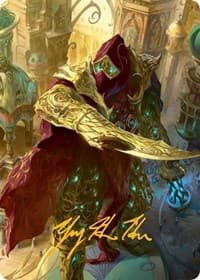 Baral, Chief of Compliance Art Card (Gold-Stamped Signature) - Art Series: March of the Machine - Magic: The Gathering card