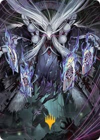 Horobi, Death's Wail Art Card (Gold-Stamped Signature) - Art Series: March of the Machine - Magic: The Gathering card