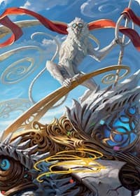 Ragavan, Nimble Pilferer Art Card (Gold-Stamped Signature) - Art Series: March of the Machine - Magic: The Gathering card