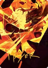 Zada, Hedron Grinder Art Card (Gold-Stamped Signature) - Art Series: March of the Machine - Magic: The Gathering card