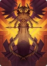 Atraxa, Praetors' Voice Art Card - Art Series: March of the Machine - Magic: The Gathering card