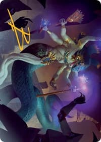 Imoti, Celebrant of Bounty Art Card (Gold-Stamped Signature) - Art Series: March of the Machine - Magic: The Gathering card