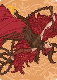 Judith, the Scourge Diva Art Card (Gold-Stamped Signature) - Art Series: March of the Machine - Magic: The Gathering card