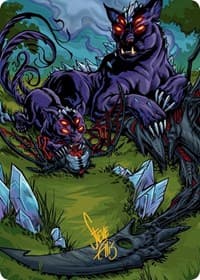 Lurrus of the Dream-Den Art Card (Gold-Stamped Signature) - Art Series: March of the Machine - Magic: The Gathering card
