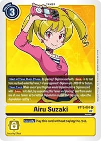 Airu Suzaki - Across Time - Digimon Card Game card