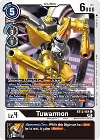 Tuwarmon - Across Time - Digimon Card Game card