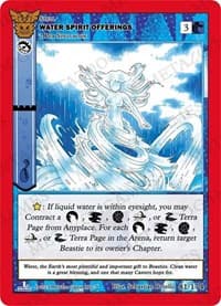 Water Spirit Offerings - Native: First Edition - MetaZoo card