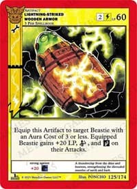 Lightning-Striked Wooden Armor - Native: First Edition - MetaZoo card