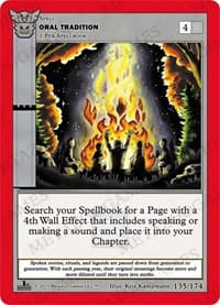 Oral Tradition - Native: First Edition - MetaZoo card