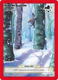 Blinding Blizzard (Snowing) - Native: First Edition - MetaZoo card