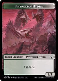 Phyrexian Hydra Token (0012) - March of the Machine - Magic: The Gathering card