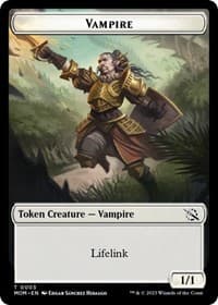 Vampire Token - March of the Machine - Magic: The Gathering card