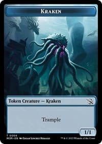 Kraken Token - March of the Machine - Magic: The Gathering card