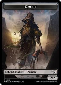 Zombie Token - March of the Machine - Magic: The Gathering card