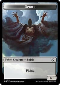 Spirit Token (0014) - March of the Machine - Magic: The Gathering card