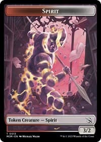 Spirit Token (0013) - March of the Machine - Magic: The Gathering card