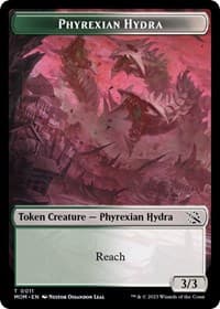 Phyrexian Hydra Token (0011) - March of the Machine - Magic: The Gathering card
