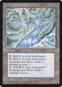 Underground River - Ice Age - Magic: The Gathering card