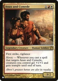 Anax and Cymede - The List Reprints - Magic: The Gathering card
