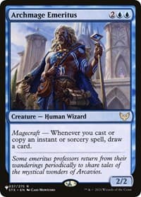 Archmage Emeritus - The List Reprints - Magic: The Gathering card