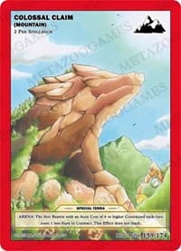 Colossal Claim (Mountain) - Native: First Edition - MetaZoo card