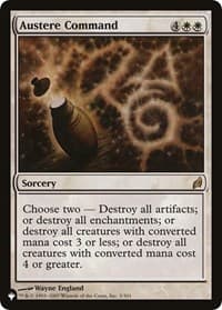 Austere Command (LRW) - The List Reprints - Magic: The Gathering card