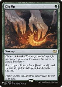 Dig Up - The List Reprints - Magic: The Gathering card