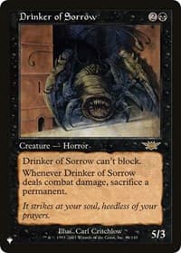 Drinker of Sorrow - The List Reprints - Magic: The Gathering card
