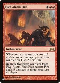Five-Alarm Fire - The List Reprints - Magic: The Gathering card