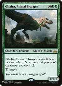 Ghalta, Primal Hunger - The List Reprints - Magic: The Gathering card