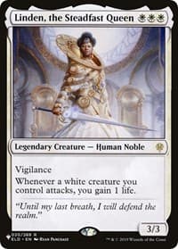 Linden, the Steadfast Queen - The List Reprints - Magic: The Gathering card