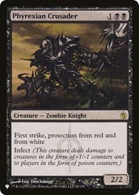 Phyrexian Crusader - The List Reprints - Magic: The Gathering card