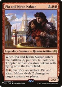 Pia and Kiran Nalaar - The List Reprints - Magic: The Gathering card