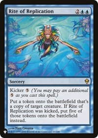 Rite of Replication (ZEN) - The List Reprints - Magic: The Gathering card
