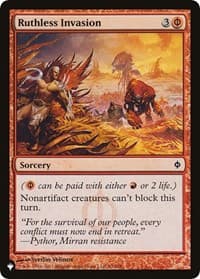 Ruthless Invasion - The List Reprints - Magic: The Gathering card