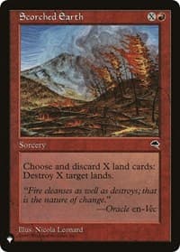 Scorched Earth - The List Reprints - Magic: The Gathering card