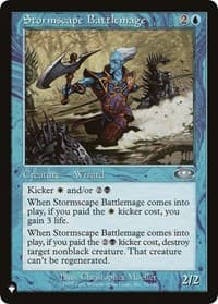 Stormscape Battlemage - The List Reprints - Magic: The Gathering card