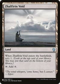 Zhalfirin Void - The List Reprints - Magic: The Gathering card